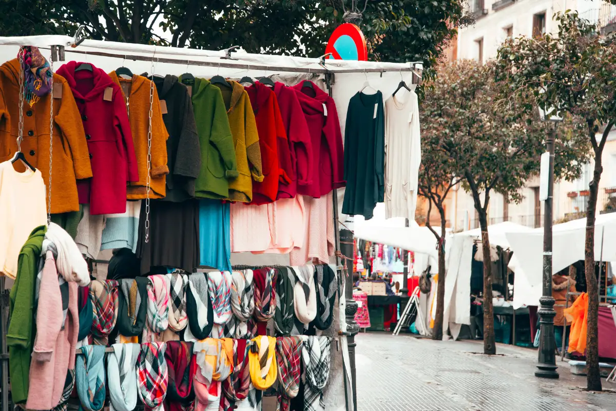 Estepona Wednesday market stalls