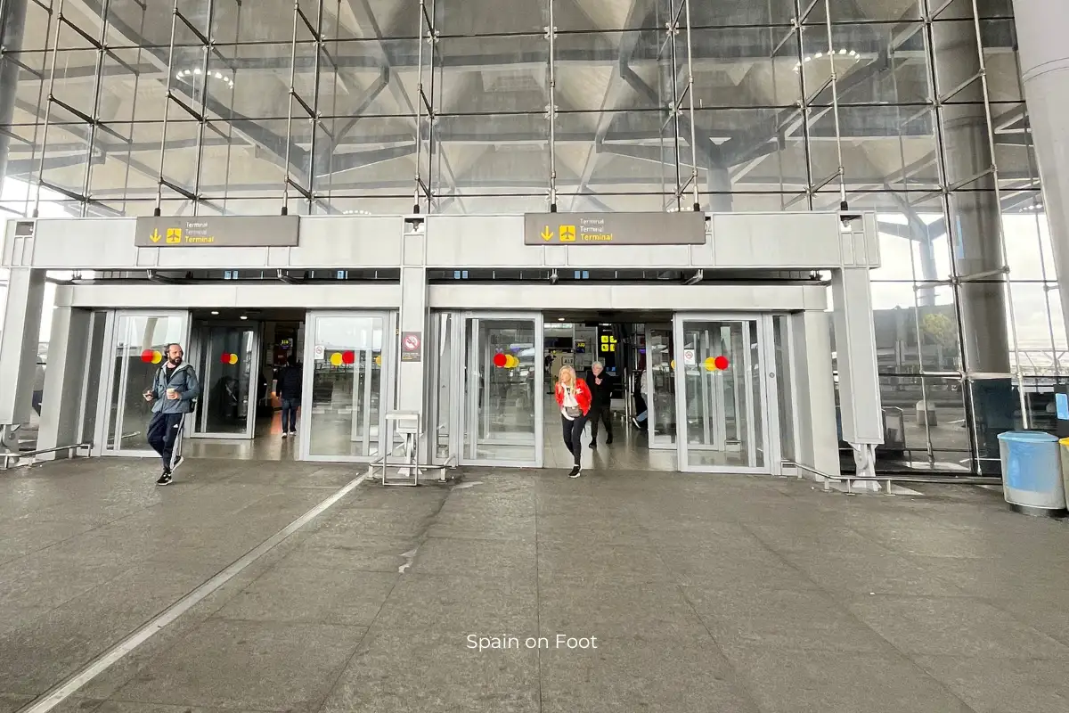 Malaga airport spain on foot 5